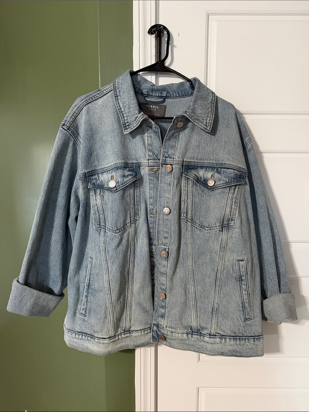 torrid Light Wash Blue Denim Jacket